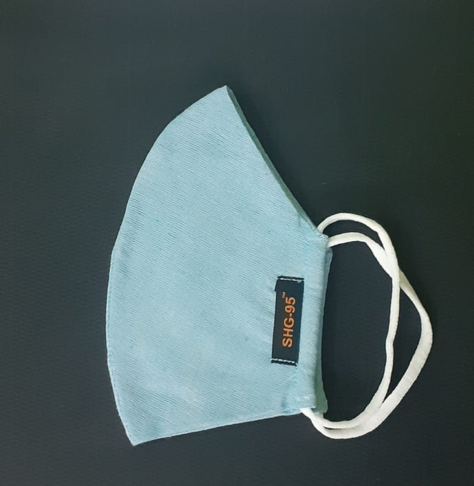 A pack of 1000 SHG-95 - 100% Cotton + Special Filter (PFE 96.7 at 0.3 micron, BFE 99%) Washable, Reusable INR 70/mask (incl. GST) MRP INR 90/mask (incl. GST)